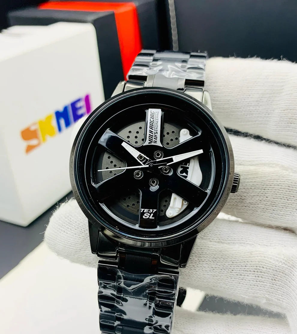 SKMEI WHYL - Non-Rotating Alloy Wheel - Stainless Steel