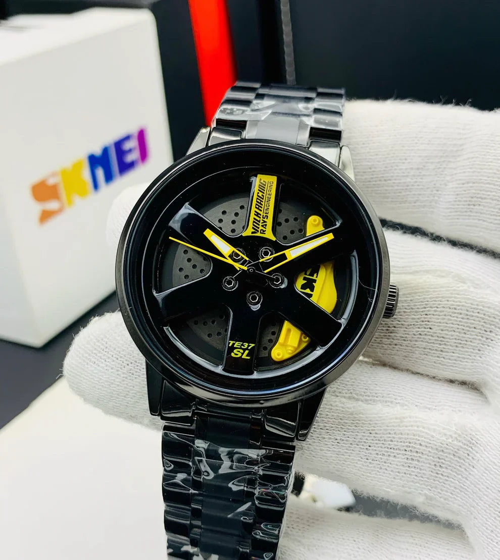 SKMEI WHYL - Non-Rotating Alloy Wheel - Stainless Steel