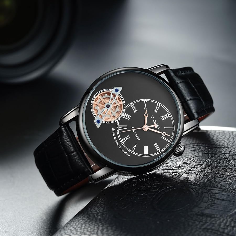 TOMI T-103 Face Gear Dual Strap Watch