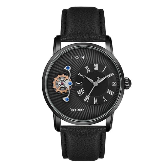 TOMI T-102 Face Gear Dual Strap Luxury Watch